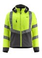 Mascot Veiligheids Softshell Jas Blackpool 15502-246 hi-vis geel-donkerantraciet